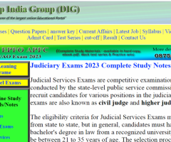 Judiciary Exams 2023 Complete Study Notes