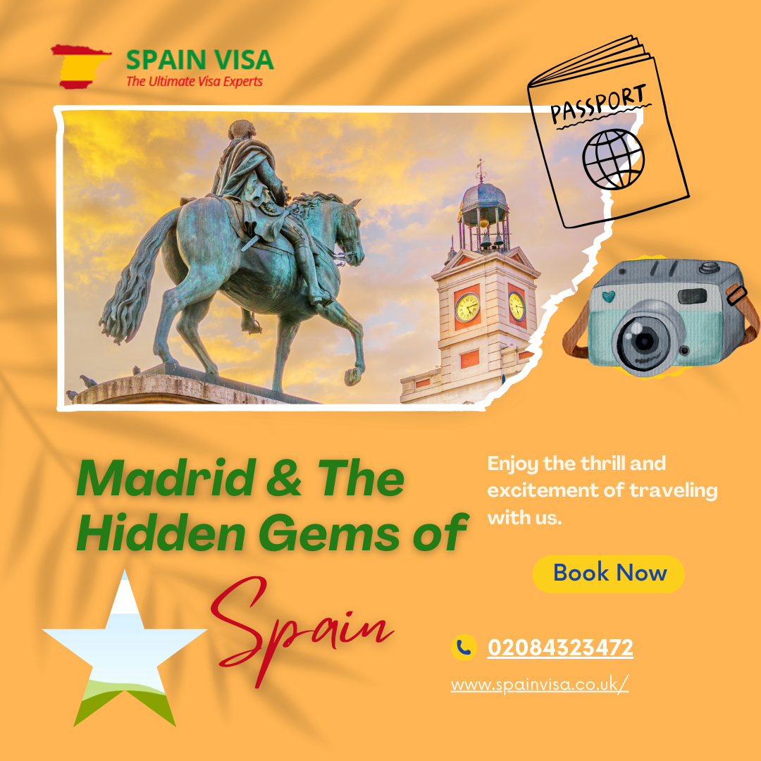Travel to Spain Blue Promo Instagram Post