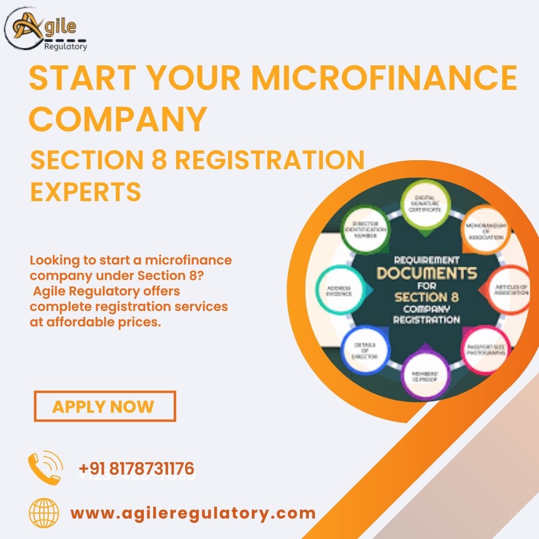 Section 8 Microfinance Company Setup