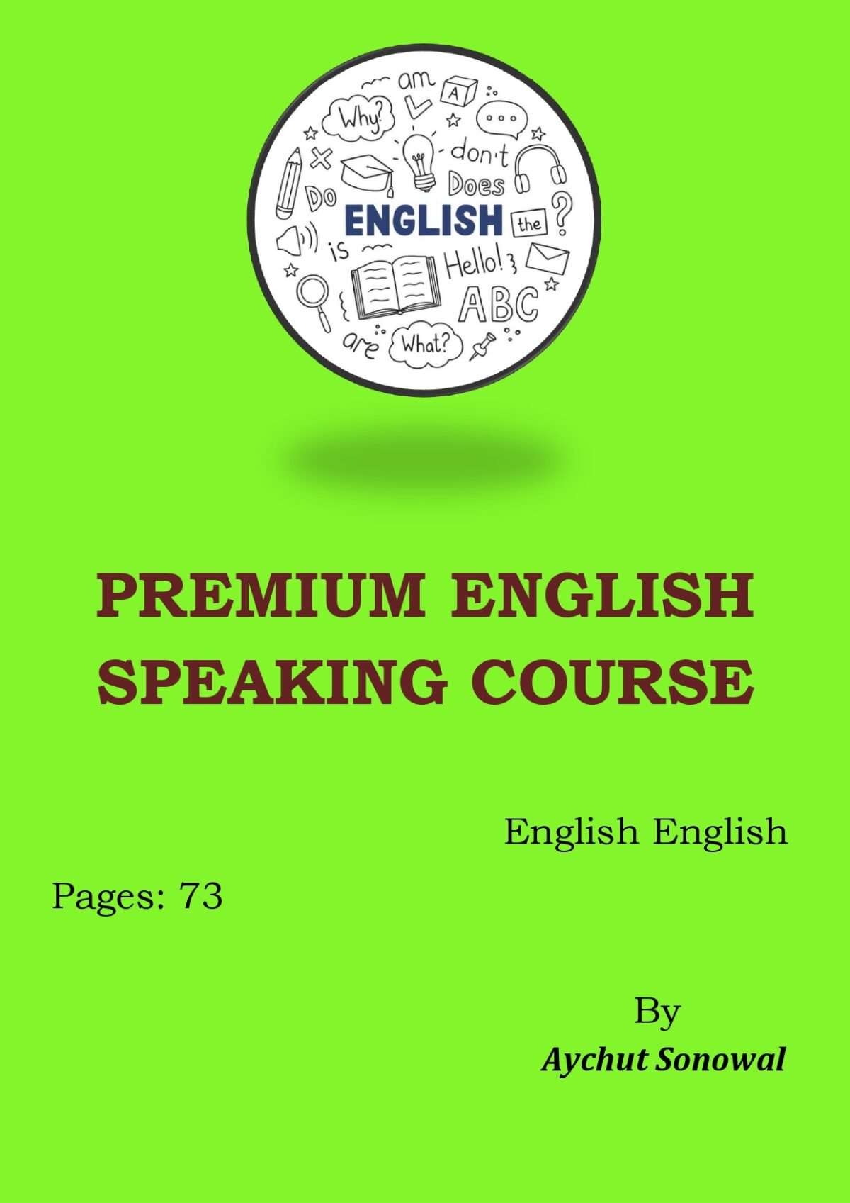 Premium English Speaking Course Ebook