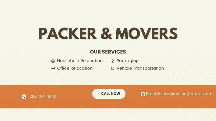 Packing and Moving Service Company in Brampton