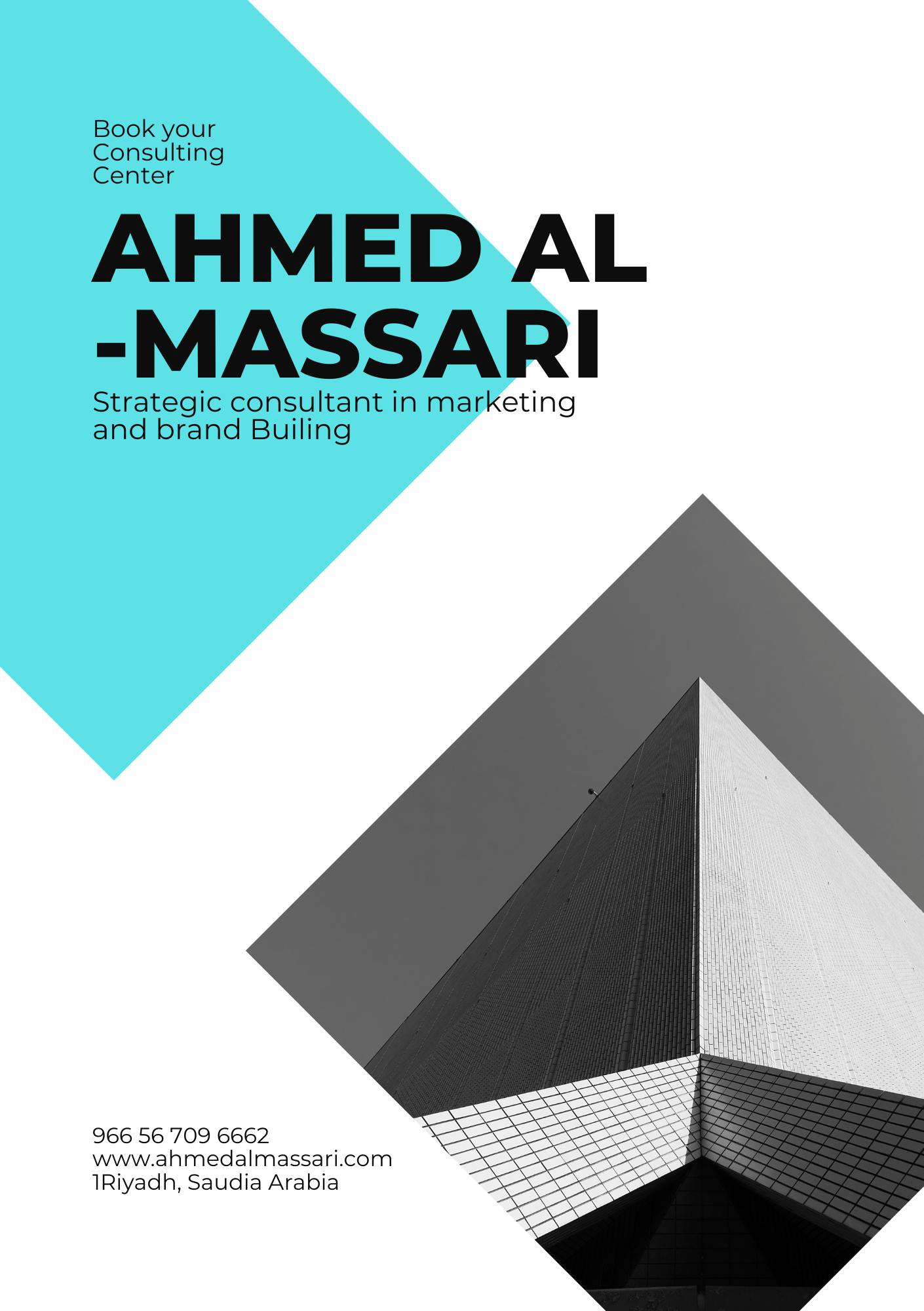 Black and White Simple Business Booklet