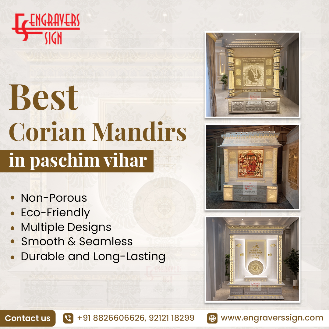 Premium Corian Mandir in Paschim Vihar