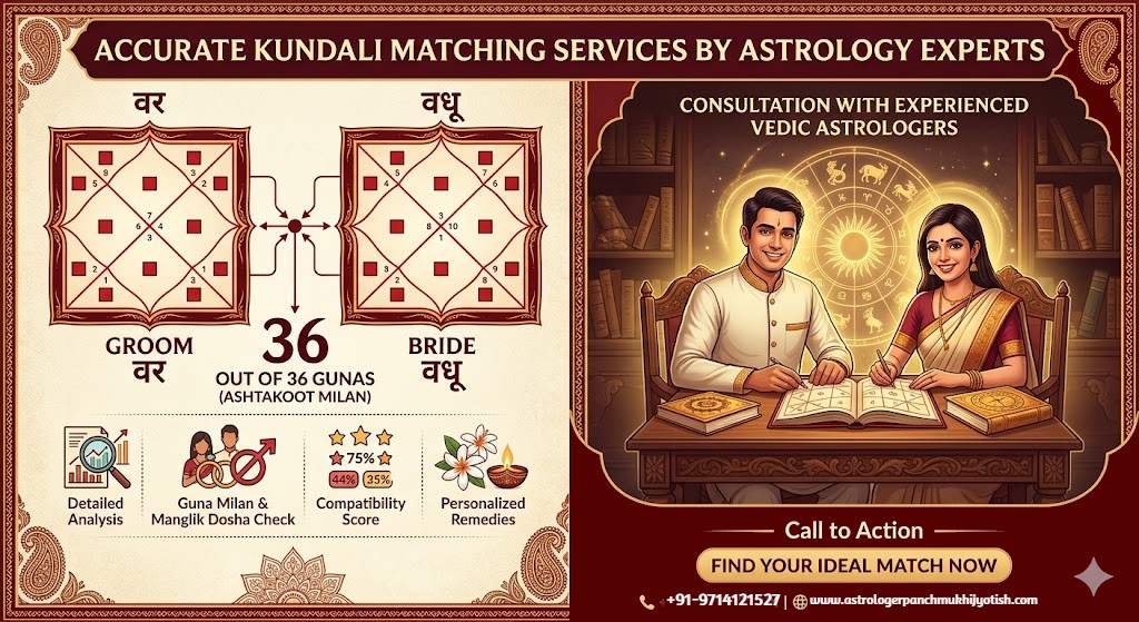 Accurate Kundali Matching Services by Astrology Experts