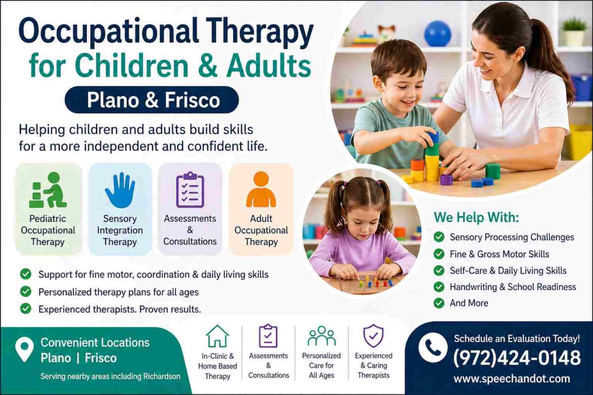 Occupational Therapy For Children and Adults