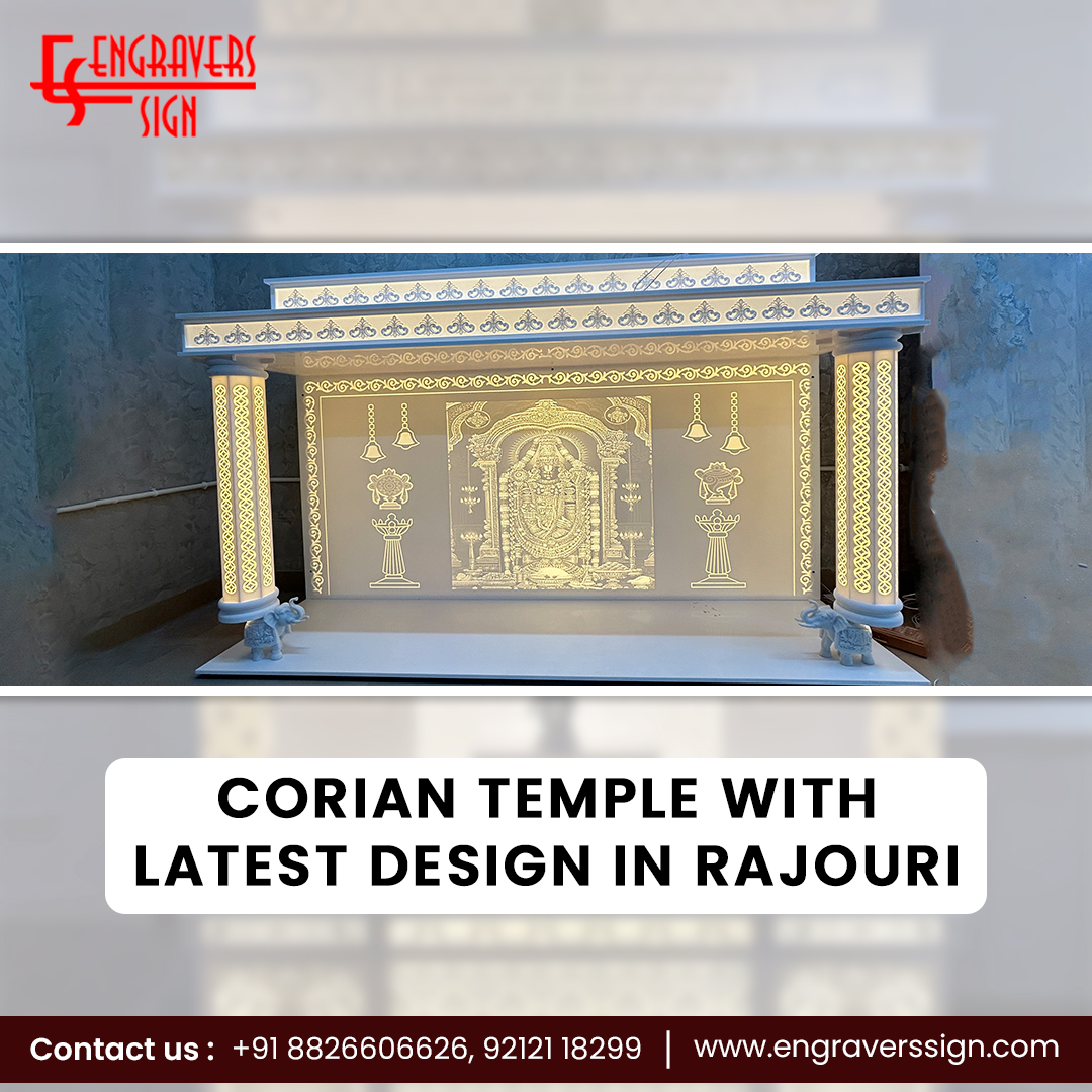 Corian Temple with Latest Design in Rajouri for Modern Homes
