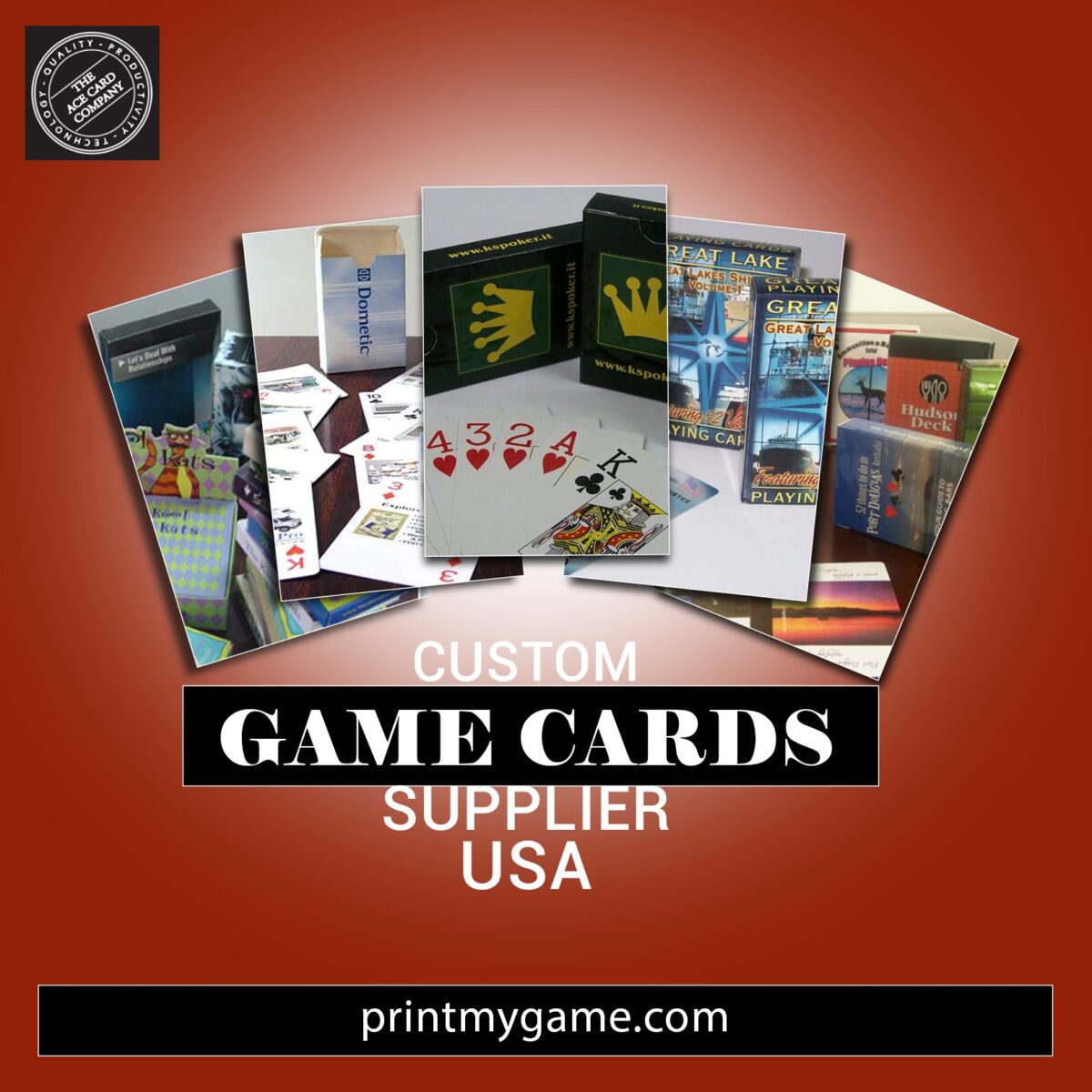 Custom Game Cards Supplier USA