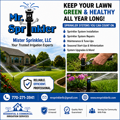 Water-Efficient Irrigation Systems North Georgia
