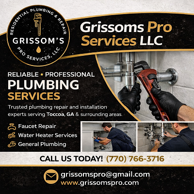 Plumbing Services Near Toccoa