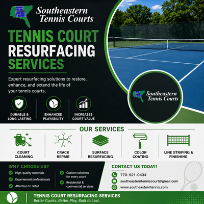 Tennis Court Resurfacing Services