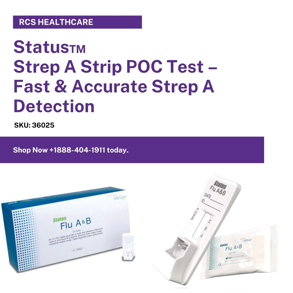 Status™ Strep A Strip POC Test – Fast & Accurate Strep A Detection