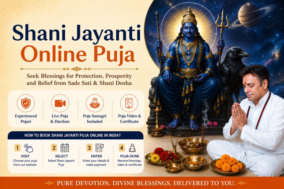 how to book shani jayanti puja online in india