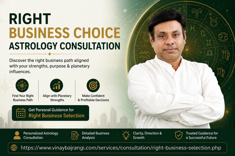 Right business choice astrology consultaion