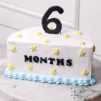 6 months birthday cake onlines