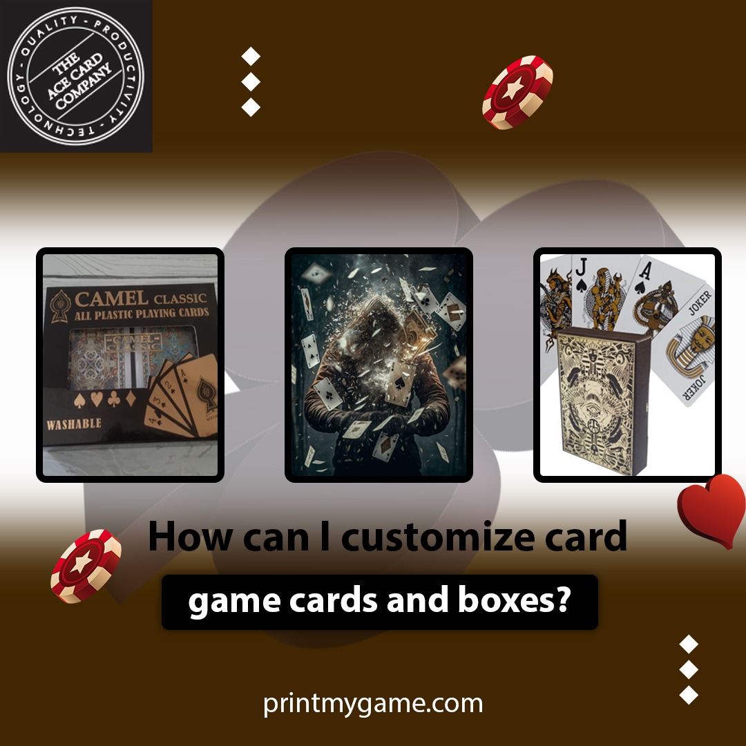 How Can I Customize Card Game Cards and Boxes