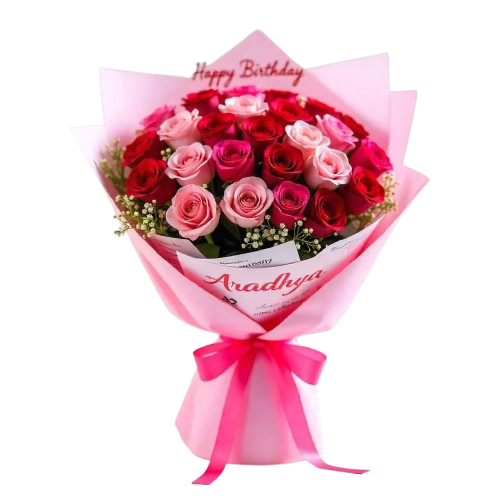 Ordering flowers online