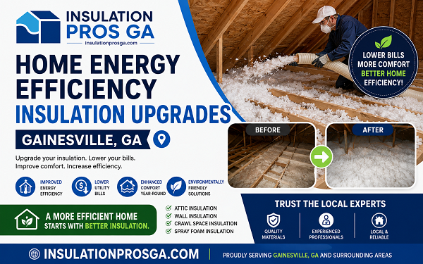 Home Energy Efficiency Insulation Upgrades Gainesville