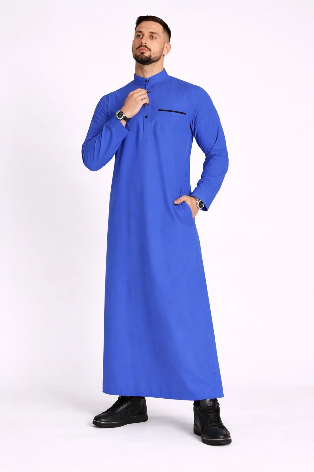 Saudi-Arabian-Thobes-Monaco-Blue