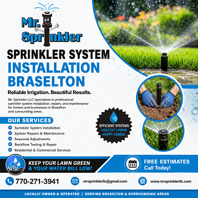 Sprinkler System Installation Braselton (2)