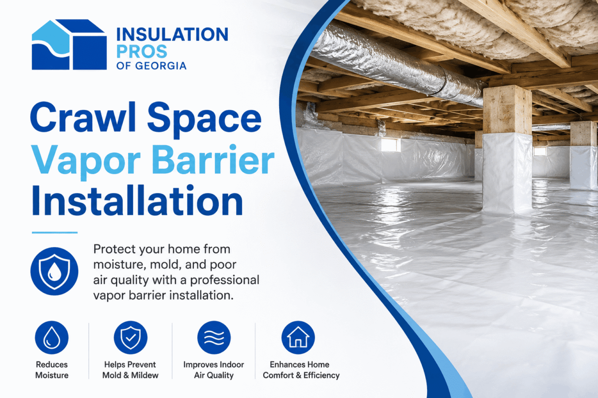 Crawl Space Vapor Barrier Installation Alpharetta (1)