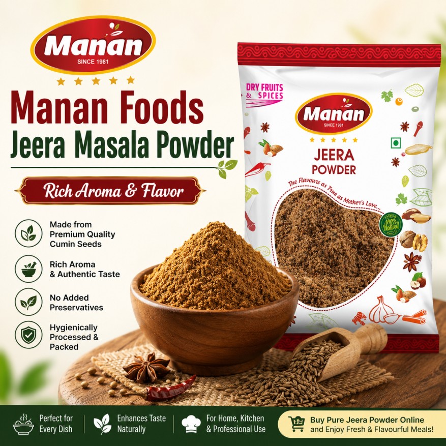 Manan Foods Jeera Masala Powder – Rich Aroma & Flavor