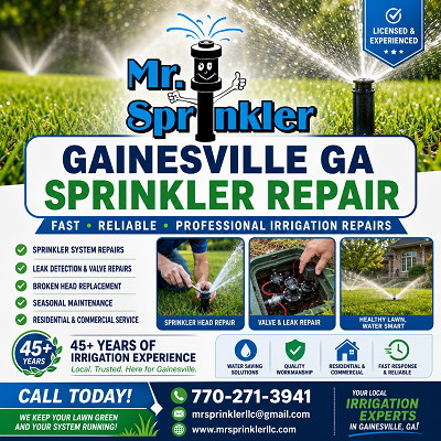 Gainesville GA Sprinkler Repair