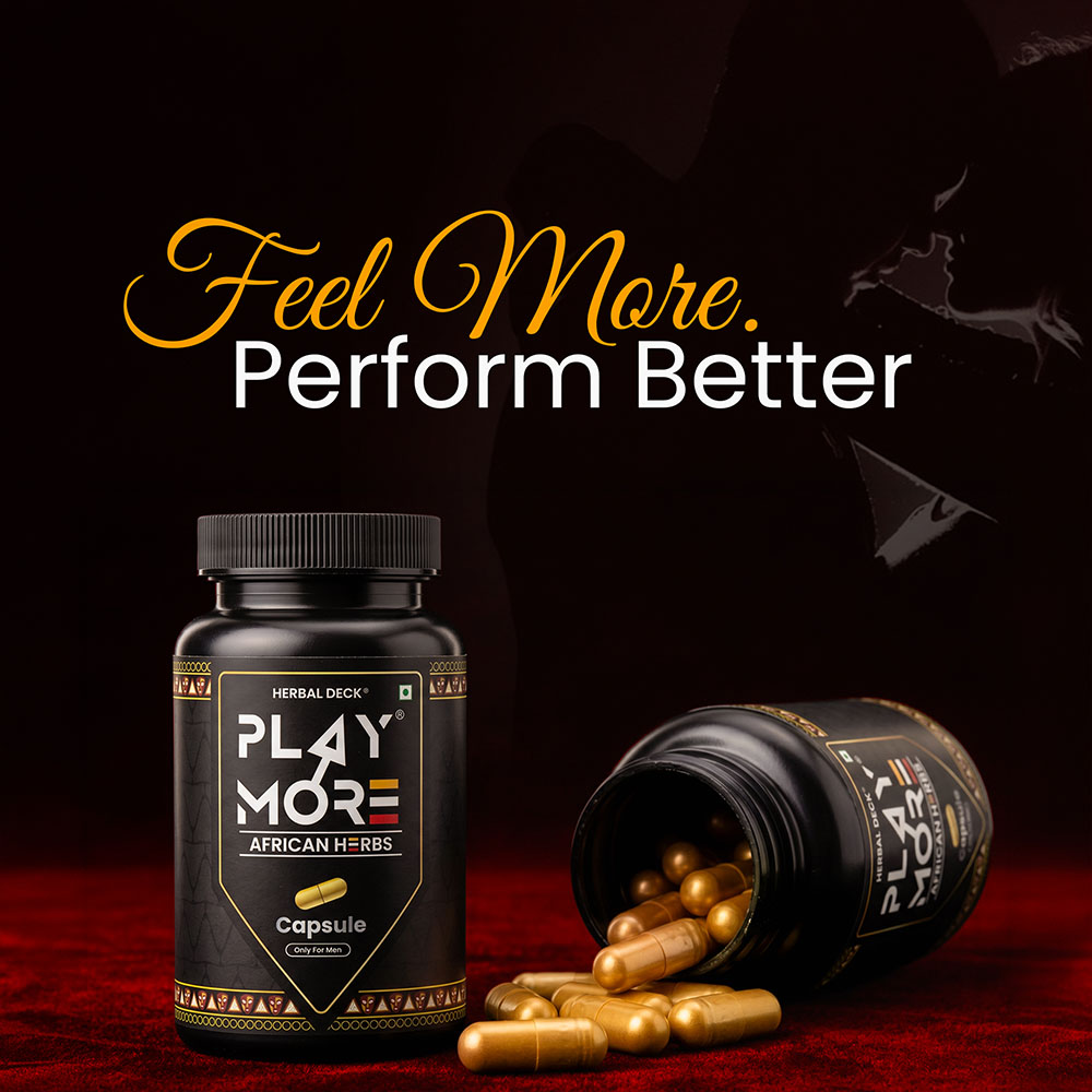 Play More Capsule Natural Men's Health Supplement