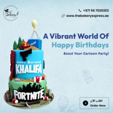 Cartoons Characters Birthday Cake