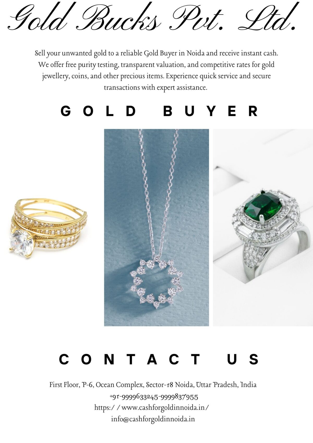 Best Cash for Gold Service in Noida with Live Gold Rate - Noida Sector - 18