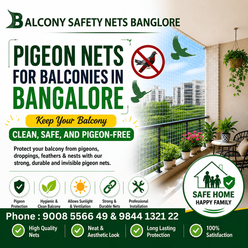 Pigeon Nets for Balconies in Bangalore Karnataka (2)