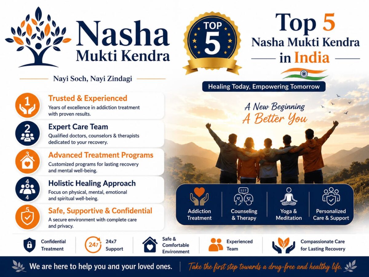 Top 5 Nasha Mukti Kendra in India