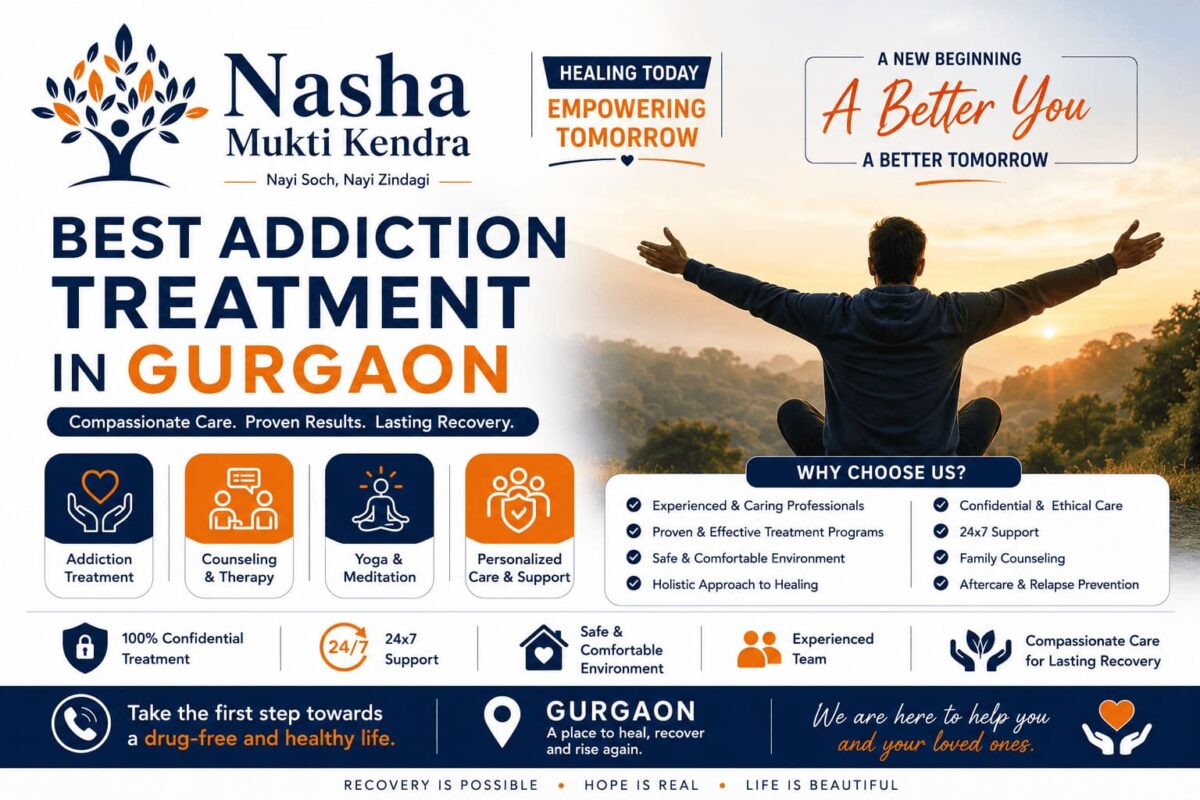 Best Addiction Treatment in Gurgaon