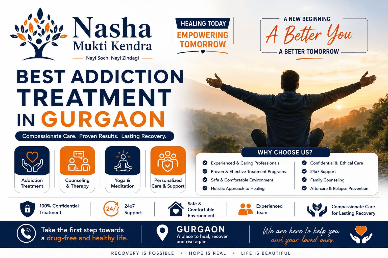 Best Addiction Treatment in Gurgaon
