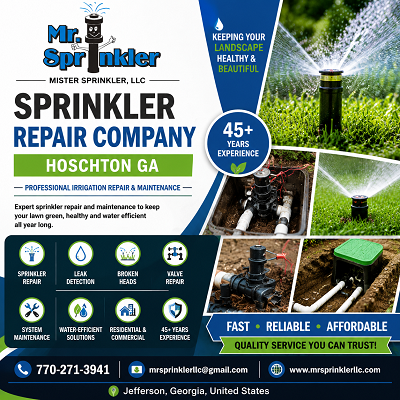 Sprinkler Repair Company Hoschton GA