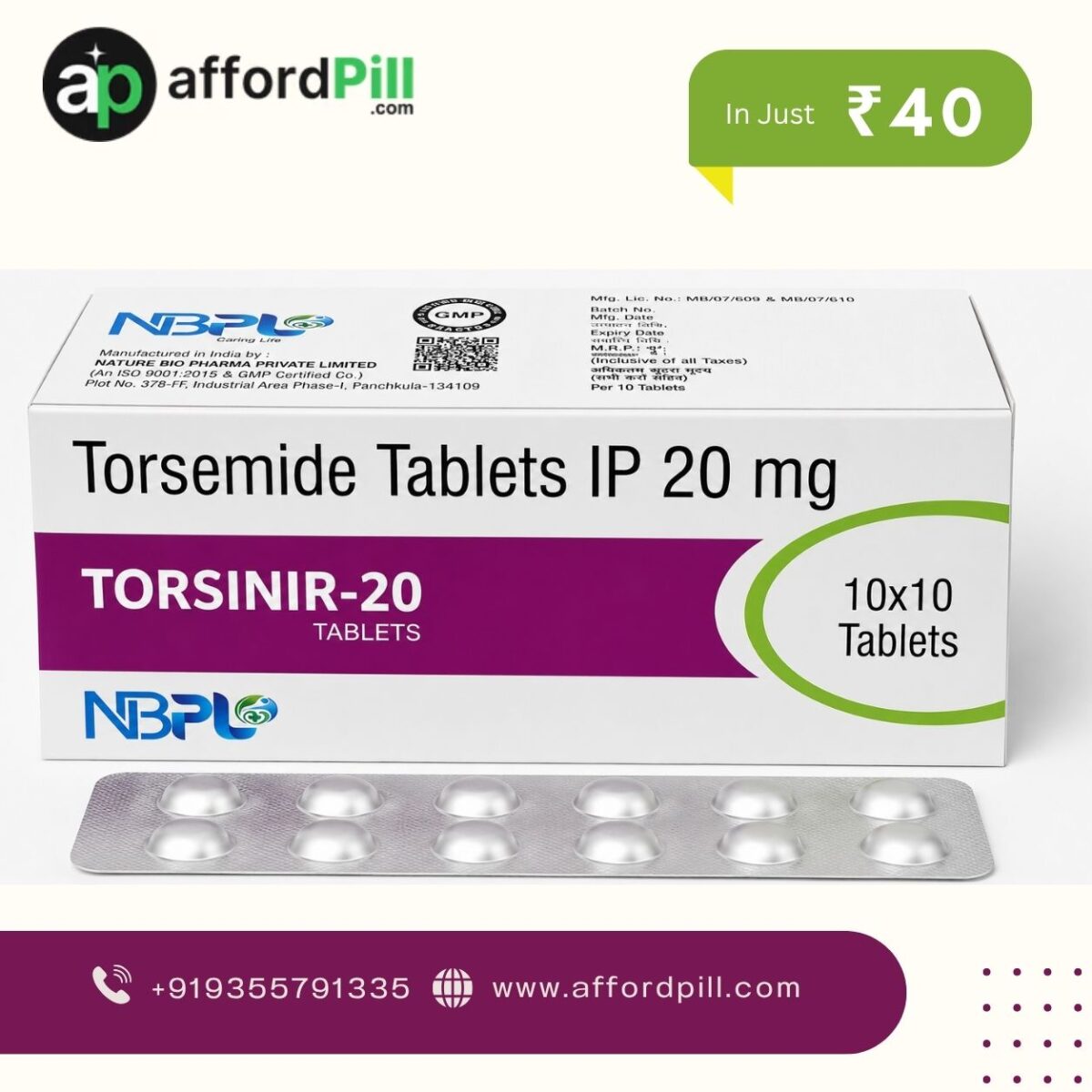 Torsinir 20 Mg