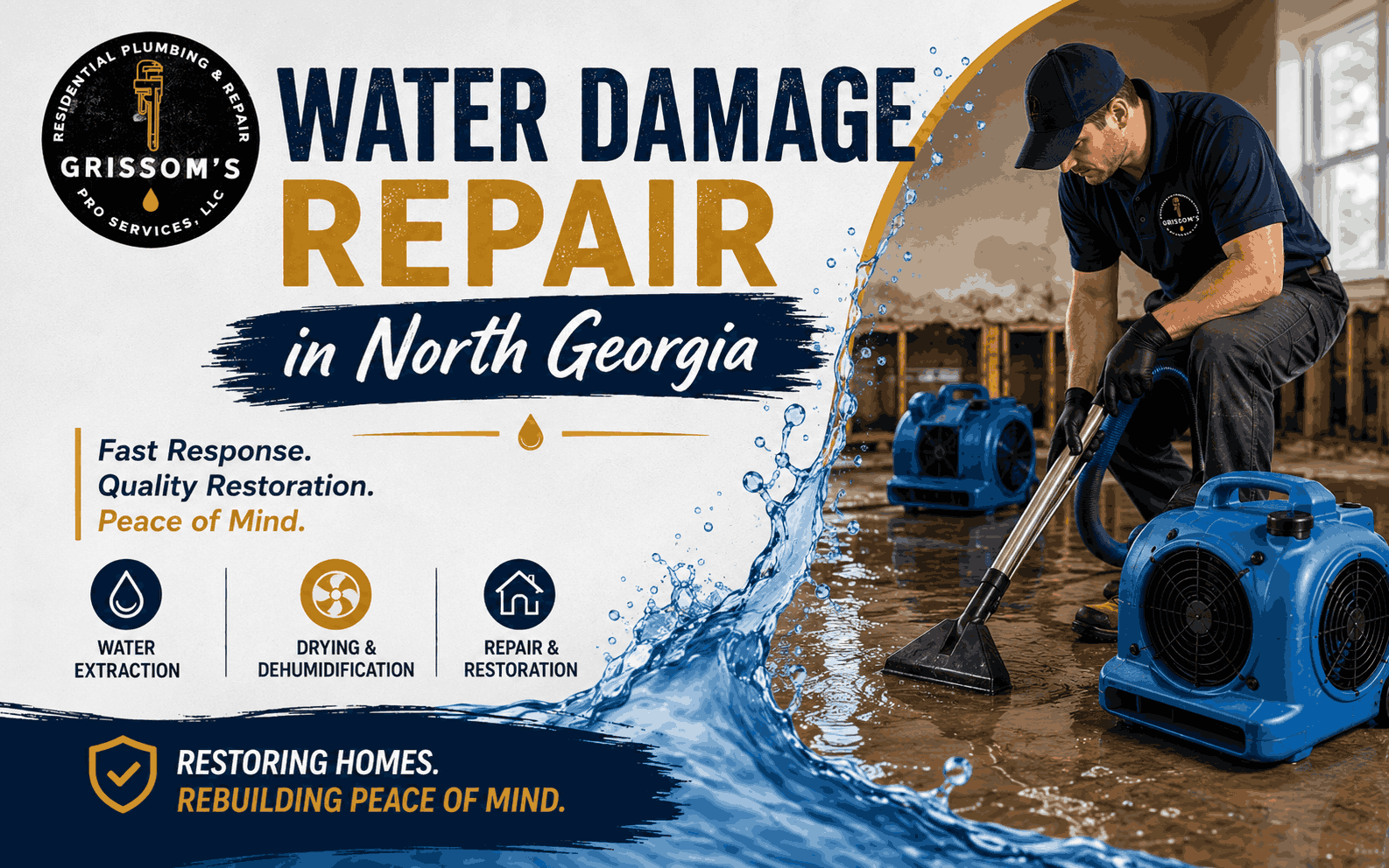 Water Damage Repair in North Georgia