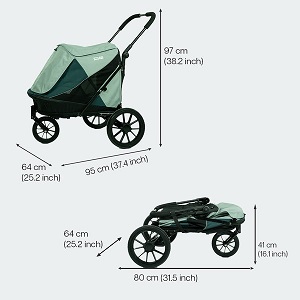 Large Dog Bicycle Trailer-3