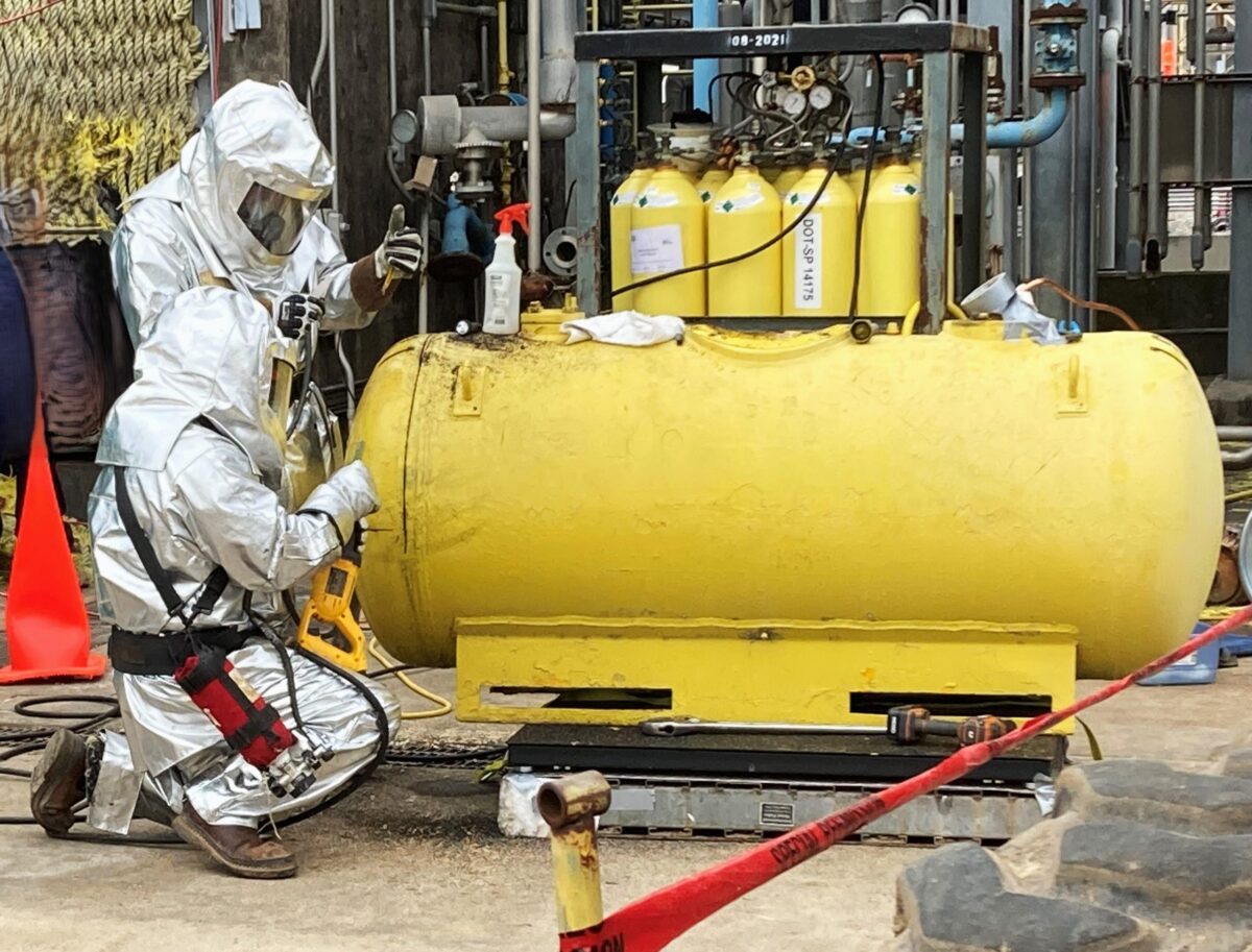 unknown gas cylinder disposal
