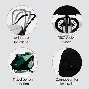 Large Dog Bicycle Trailer-2