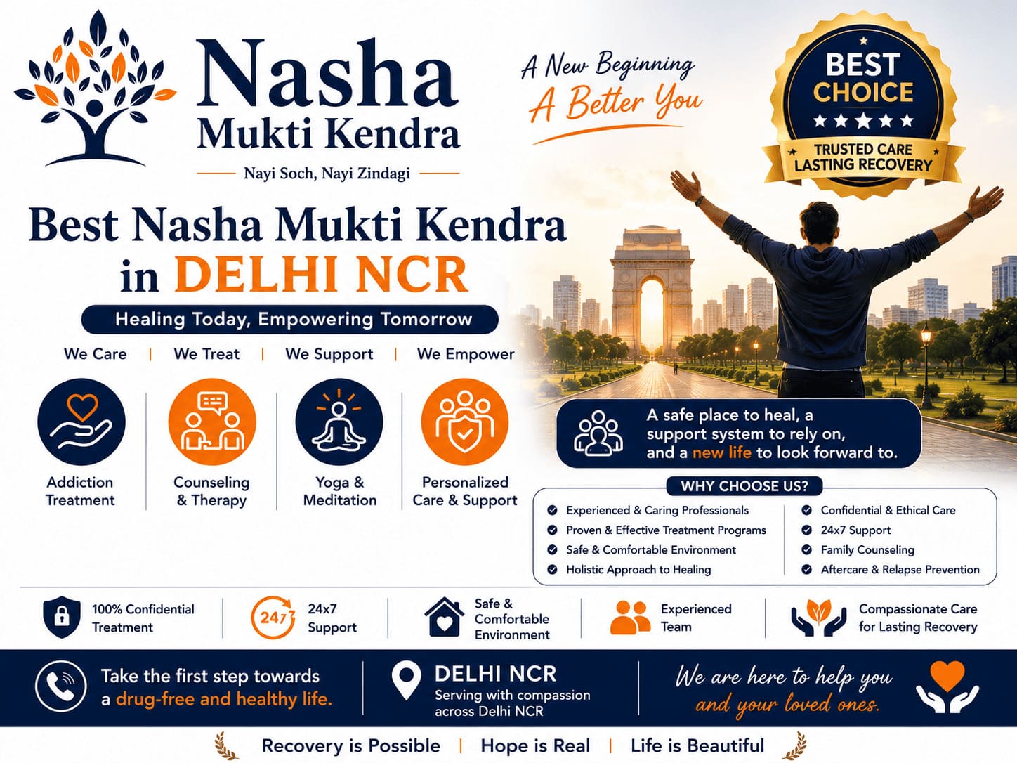 Best Nasha Mukti Kendra in Delhi NCR