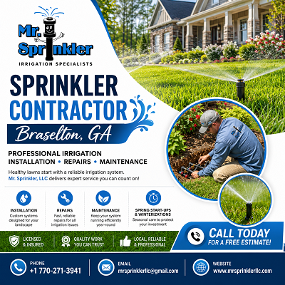 Sprinkler Contractor Braselton, GA