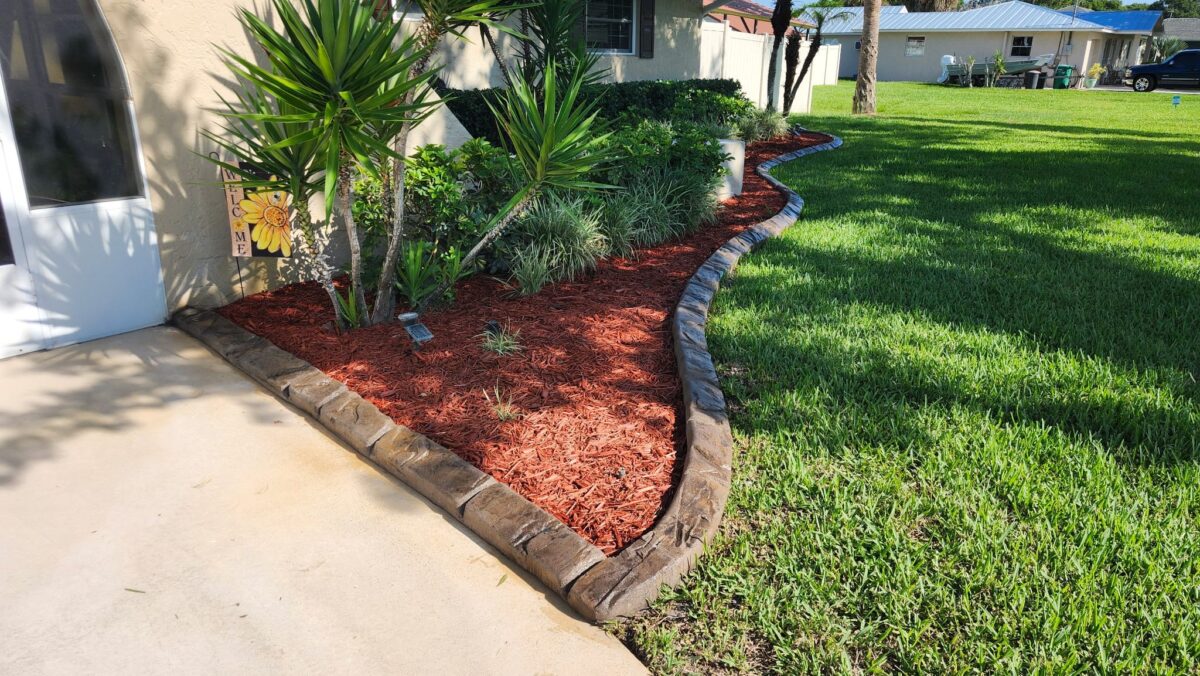 landscape concrete curbing