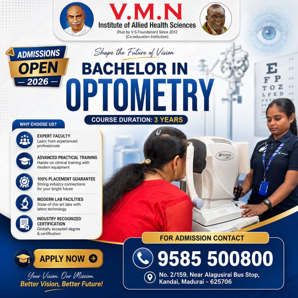 BSc Optometry