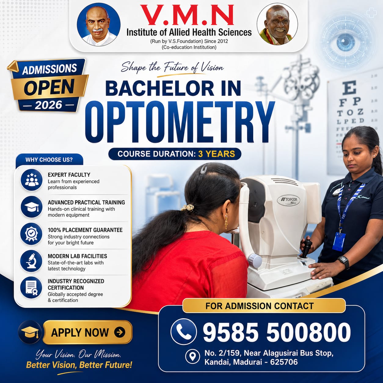 BSc Optometry