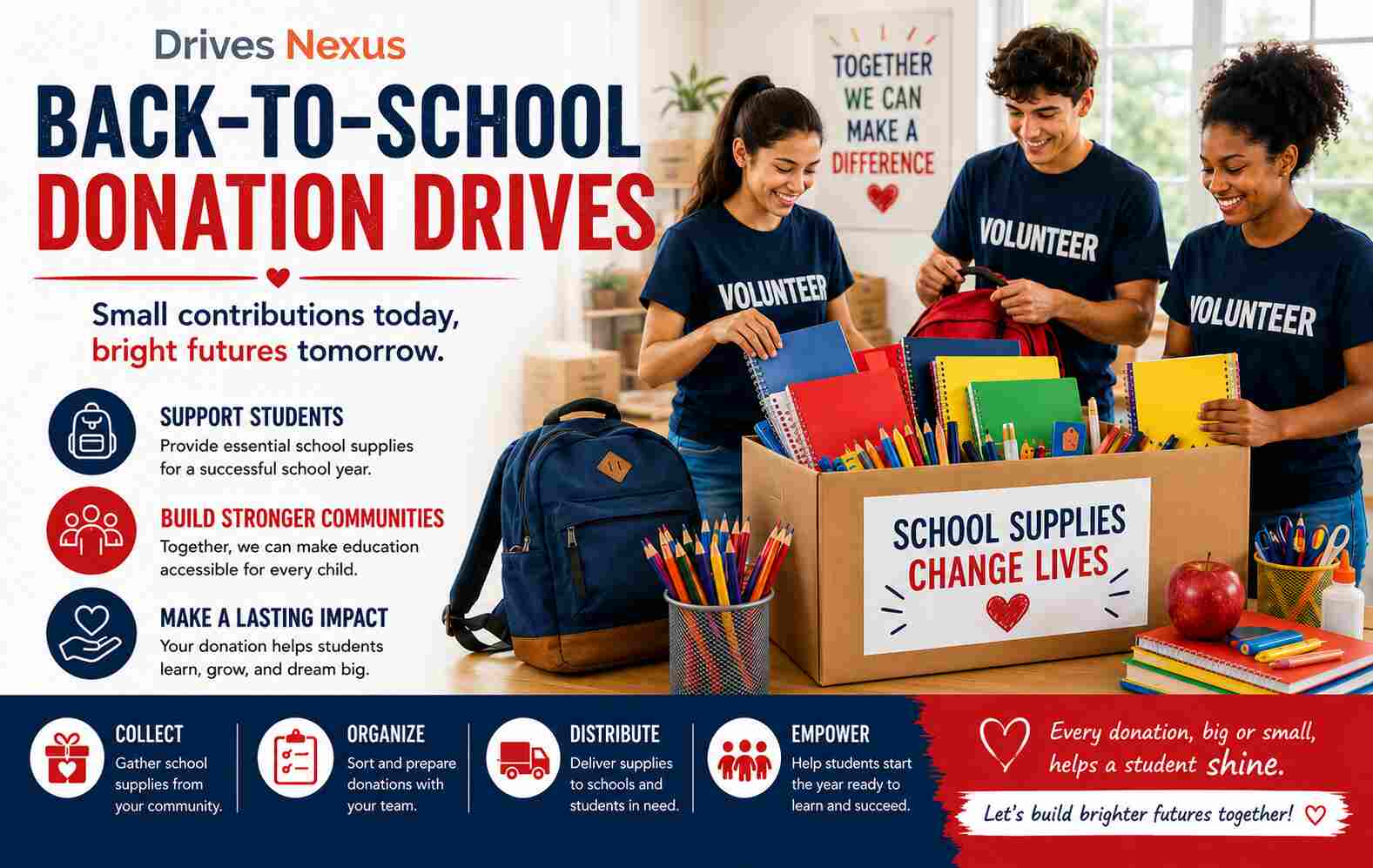 Back-to-school donation drive