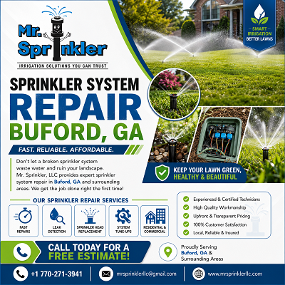 Sprinkler System Repair Buford, GA