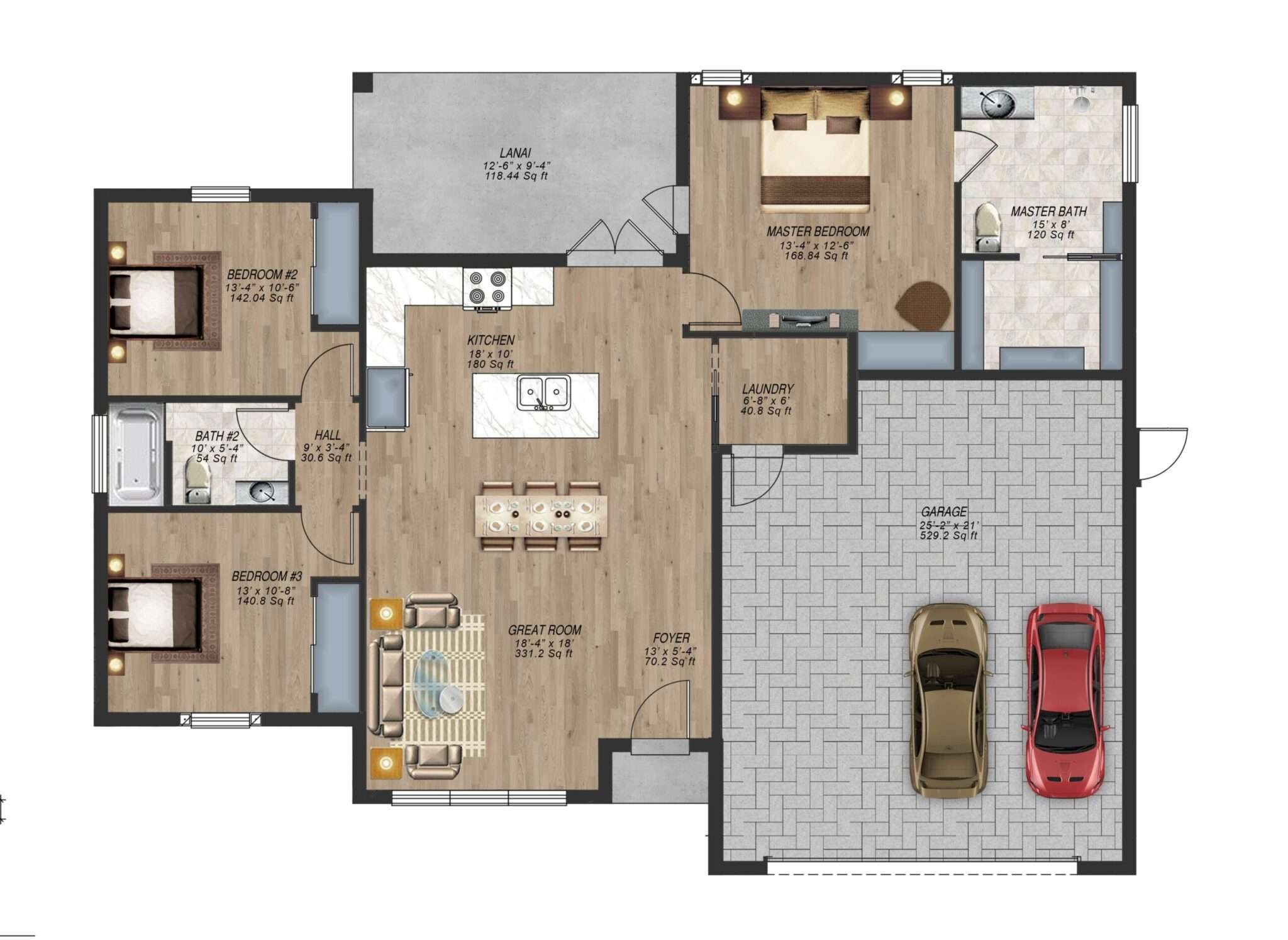 Photoshop architectural rendering