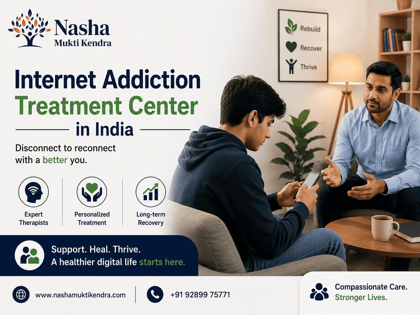 Internet Addiction Treatment center in India