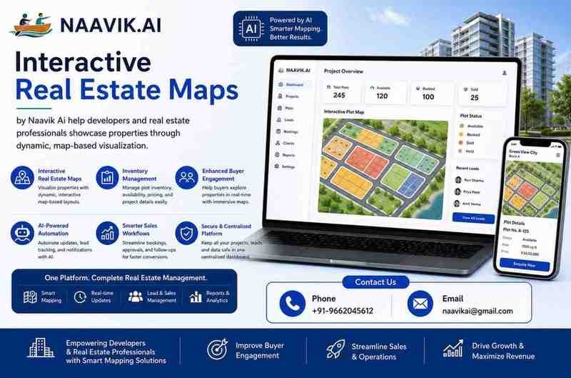 intersctive real map