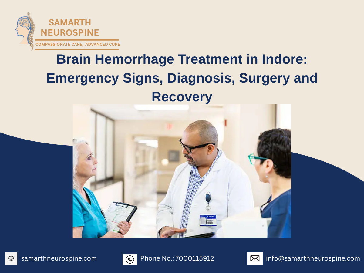 Brain Hemorrhage Treatment in Indore Emergency Signs, Diagnosis, Surgery and Recovery